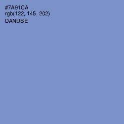 #7A91CA - Danube Color Image
