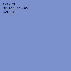 #7A91CD - Danube Color Image