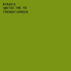 #7A9413 - Trendy Green Color Image