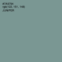 #7A9794 - Juniper Color Image