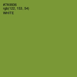 #7A9936 - Wasabi Color Image