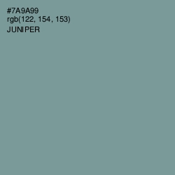 #7A9A99 - Juniper Color Image