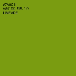 #7A9C11 - Limeade Color Image