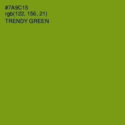 #7A9C15 - Trendy Green Color Image