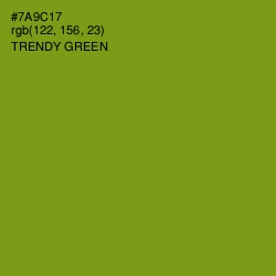 #7A9C17 - Trendy Green Color Image