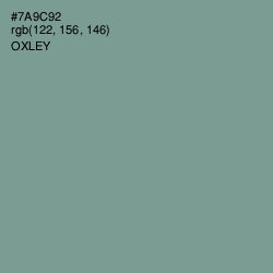 #7A9C92 - Oxley Color Image