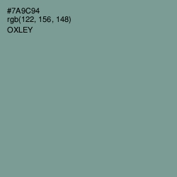 #7A9C94 - Oxley Color Image