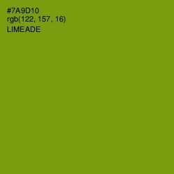 #7A9D10 - Limeade Color Image