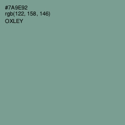 #7A9E92 - Oxley Color Image