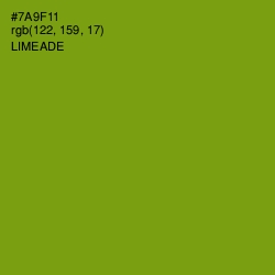 #7A9F11 - Limeade Color Image