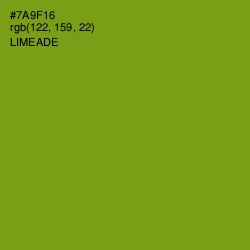 #7A9F16 - Limeade Color Image