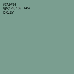 #7A9F91 - Oxley Color Image