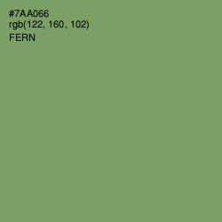 #7AA066 - Fern Color Image