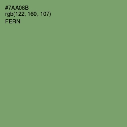 #7AA06B - Fern Color Image