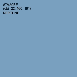 #7AA0BF - Neptune Color Image