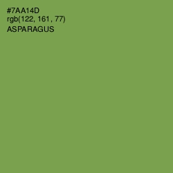 #7AA14D - Asparagus Color Image
