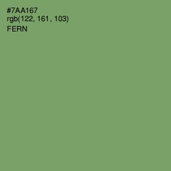 #7AA167 - Fern Color Image