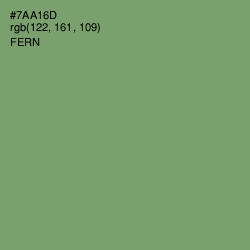 #7AA16D - Fern Color Image