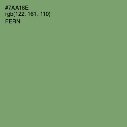 #7AA16E - Fern Color Image