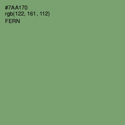 #7AA170 - Fern Color Image