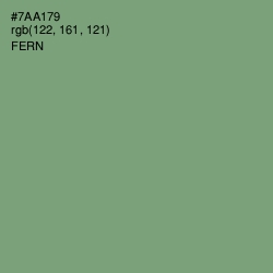#7AA179 - Fern Color Image