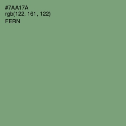 #7AA17A - Fern Color Image