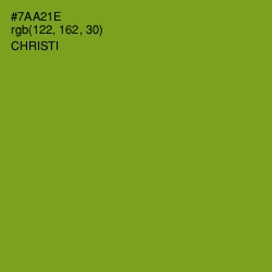 #7AA21E - Christi Color Image