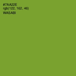 #7AA22E - Wasabi Color Image