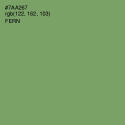 #7AA267 - Fern Color Image