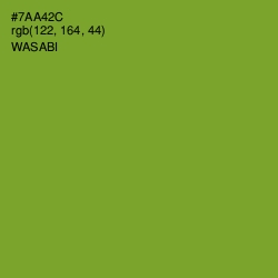 #7AA42C - Wasabi Color Image