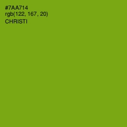 #7AA714 - Christi Color Image