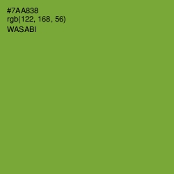 #7AA838 - Wasabi Color Image