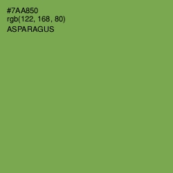 #7AA850 - Asparagus Color Image