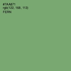 #7AA871 - Fern Color Image