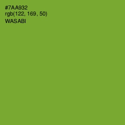 #7AA932 - Wasabi Color Image