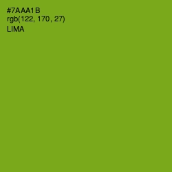 #7AAA1B - Lima Color Image