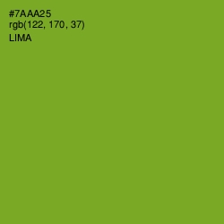 #7AAA25 - Lima Color Image