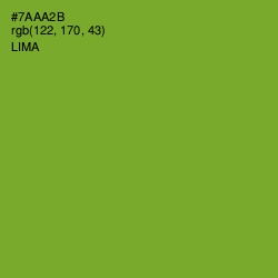 #7AAA2B - Lima Color Image