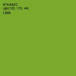 #7AAA2C - Lima Color Image