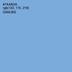 #7AAADA - Danube Color Image
