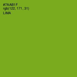 #7AAB1F - Lima Color Image