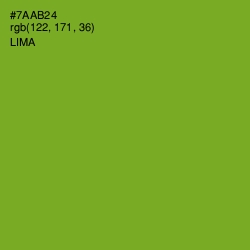 #7AAB24 - Lima Color Image