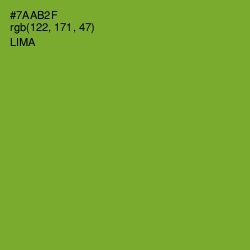 #7AAB2F - Lima Color Image