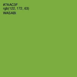 #7AAC3F - Wasabi Color Image