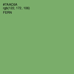 #7AAC6A - Fern Color Image