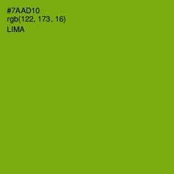 #7AAD10 - Lima Color Image