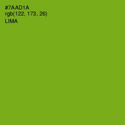 #7AAD1A - Lima Color Image