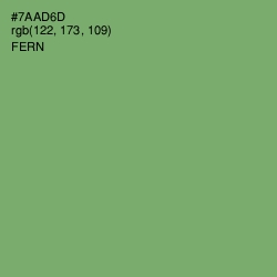 #7AAD6D - Fern Color Image