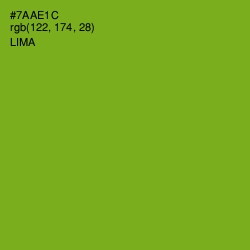 #7AAE1C - Lima Color Image
