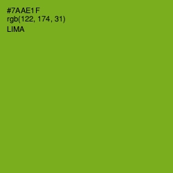 #7AAE1F - Lima Color Image